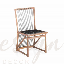 Cadeira Izzi em Corda Redonda - Design Studio Zigaub 
