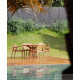 Conjunto Mesa Brasília e Cadeiras Ypê  Madeira Cumaru - Design Fabrício Roncca