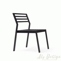 Cadeira Tróia sem Braço em Alumínio - Design Tiago Curioni 