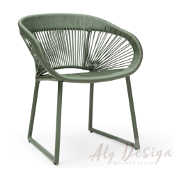 Cadeira Azaleia Corda Náutica - Aly Design 