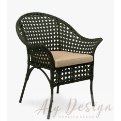 Cadeira Genoveva Corda Náutica  - Aly Design 