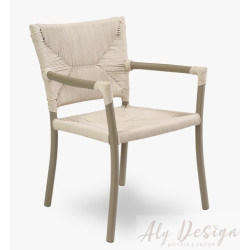 Cadeira Vitali Corda Náutica  - Aly Design 