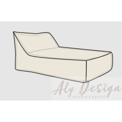 Capa de Proteção Chaise Dupla Flow - Aly Design 