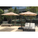 Ombrelone Two Shade Duplo 2,00m Base Desmontável - Produto Importado 